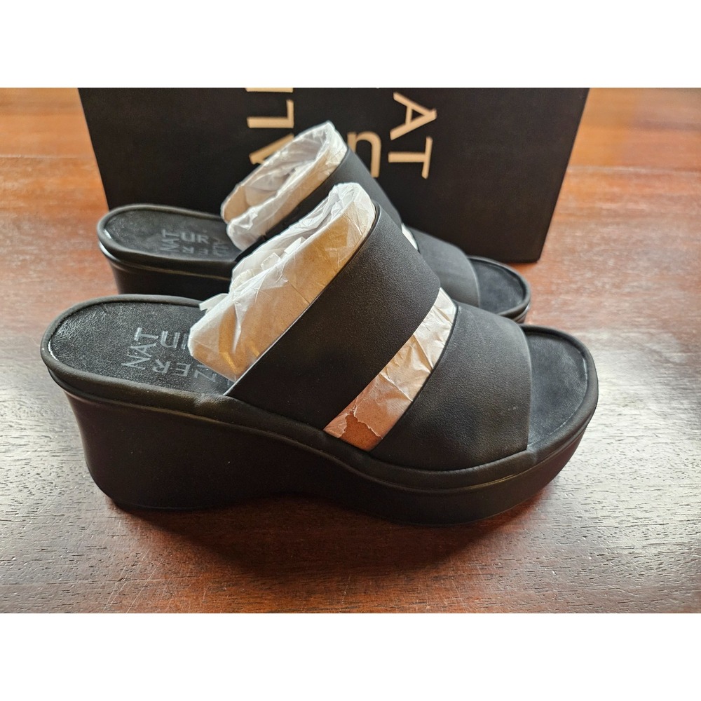 Naturalizer Womens Genn-Rally Black Slide Sandals 5 M New - Picture 5 of 9